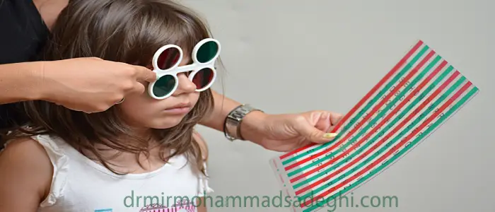 ورزش برای تنبلی چشم کودکان
